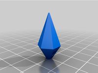 Pendulum Crystal Pendant Necklace by Grisula