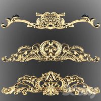 Stucco, crown, carving.