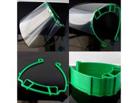 Corona Virus Face Shield (modiefied "Sweden Version" - European Style) by educa_thor