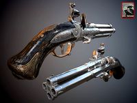 "Night Quartet" Flintlock pistol