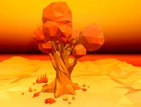 Stylized Trees and Rocks