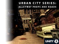 URBAN CITY SERIES: ALLEYWAY PROPS and MODULAR ROADS