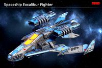 Spaceship Excalibur Fighter