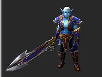 MOBA Game Elven Swordsman