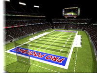 Football Horseshoe Stadium Scene