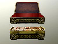 Carved casket