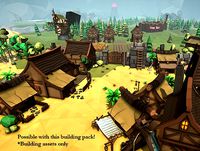 LowPoly Building/Housing Pack XL