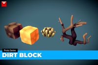 Cube World Dirt Blocks - Proto Series
