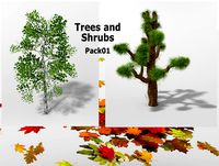 Trees Plants and Bushes Pack01
