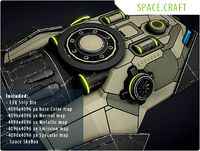 Sci-fi Space Gunboat/Scout Ship