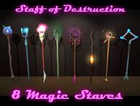 Staff of Destruction (8 Magic Staves)