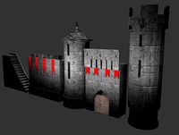 Castle low poly