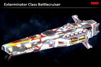 Spaceship Exterminator Battlecruiser