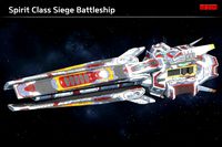 Spaceship Spirit Siege Battleship