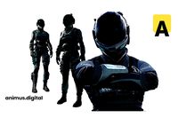 Sci-fi suit EC-1 modular pack