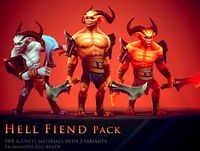 Hell Fiend Pack (PBR &amp; Unlit)