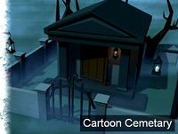 Cartoon Cemetary