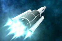 Space Polygons: Modular Rocket Parts