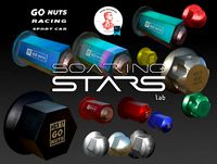 Go Nuts 4 Your RACING SPORT CARS | forged titanium anodized wheels bolts nuts