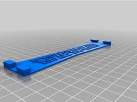 Mask Holder with Warning by rudyamid