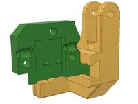 Filament guide with run-out sensor for Ender 3 (pro) by themba