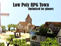 Low Poly Rpg Town (optimized for phones)