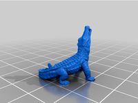 alligator Gloomhaven miniature by therealjeffa