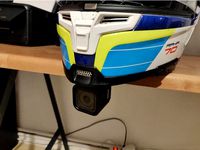 GoPro session 4/5 holder for helmet HJC RPHA 70 for aluminum aftermarket case by Tibsman