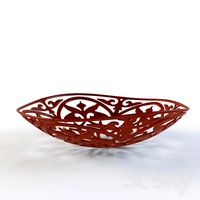 The wooden dish
