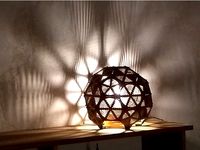 lamp geodesic by Rebolini