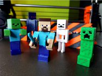 Minecraft figures set - Multi Color by Dragon2781