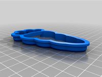 Big Carrot Cookie Cutter by NanoCreations