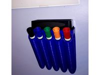 Whiteboard Marker and Eraser Holder by DrewEinVT
