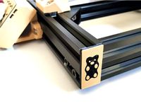 Prusa Bear upgrade End caps for Fysetc Beer frame by Zen3Dhu