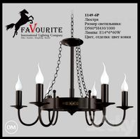 Favourite 1149-6 p chandelier