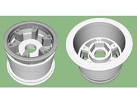 1:10 Scale Beadlock Wheels by ALIMECH