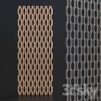 3d panel V-Form bubble2 (plywood)