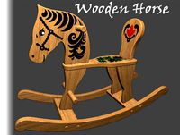 Wooden Rocking Horse