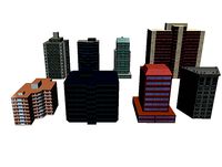 Distant building set