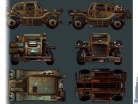 Steampunk SciFi War Vehicle