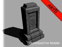 Grave Medium Tombstone