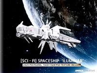 sci-fi spaceship 'ILUMINAR'