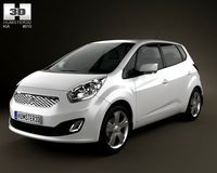 Kia Venga 2011 3D Model