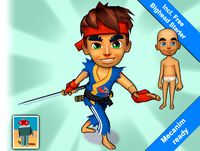Cartoon BigHead Fighter