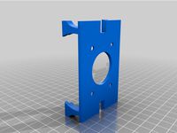 Mount for half-size breadboard by Leri