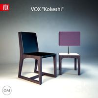 Kokeshi Chair and Lamp VOX Kokeshi low