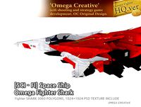 Space Ship Omega Fighter SHARK