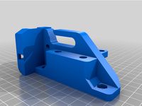 CR10 X Axis Stepper - Double Damper + EZout + Filament & Cable Guide by fellini