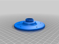 Bucket Flange for Cyclone Dust Collector by how_extrude