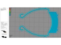 Protective face shield optimized for 0.8 nozzle size by manticus